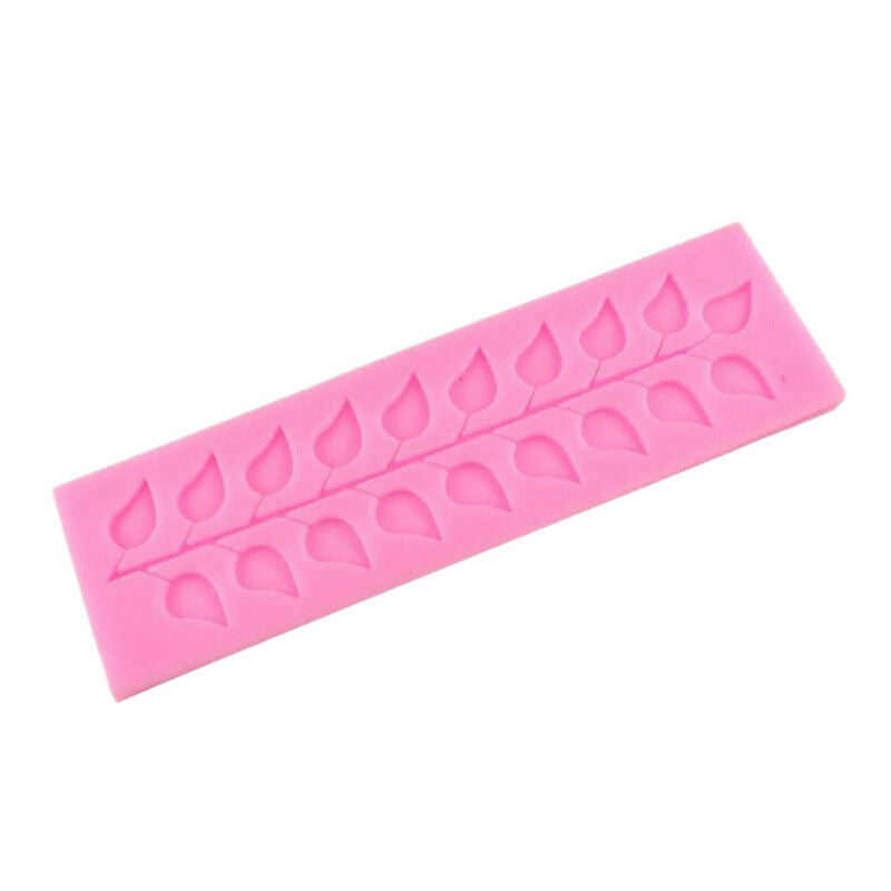 Lace Leaf Silicone Fondant Chocolate Mold Cake Decorating Mold Baking Too.l8
