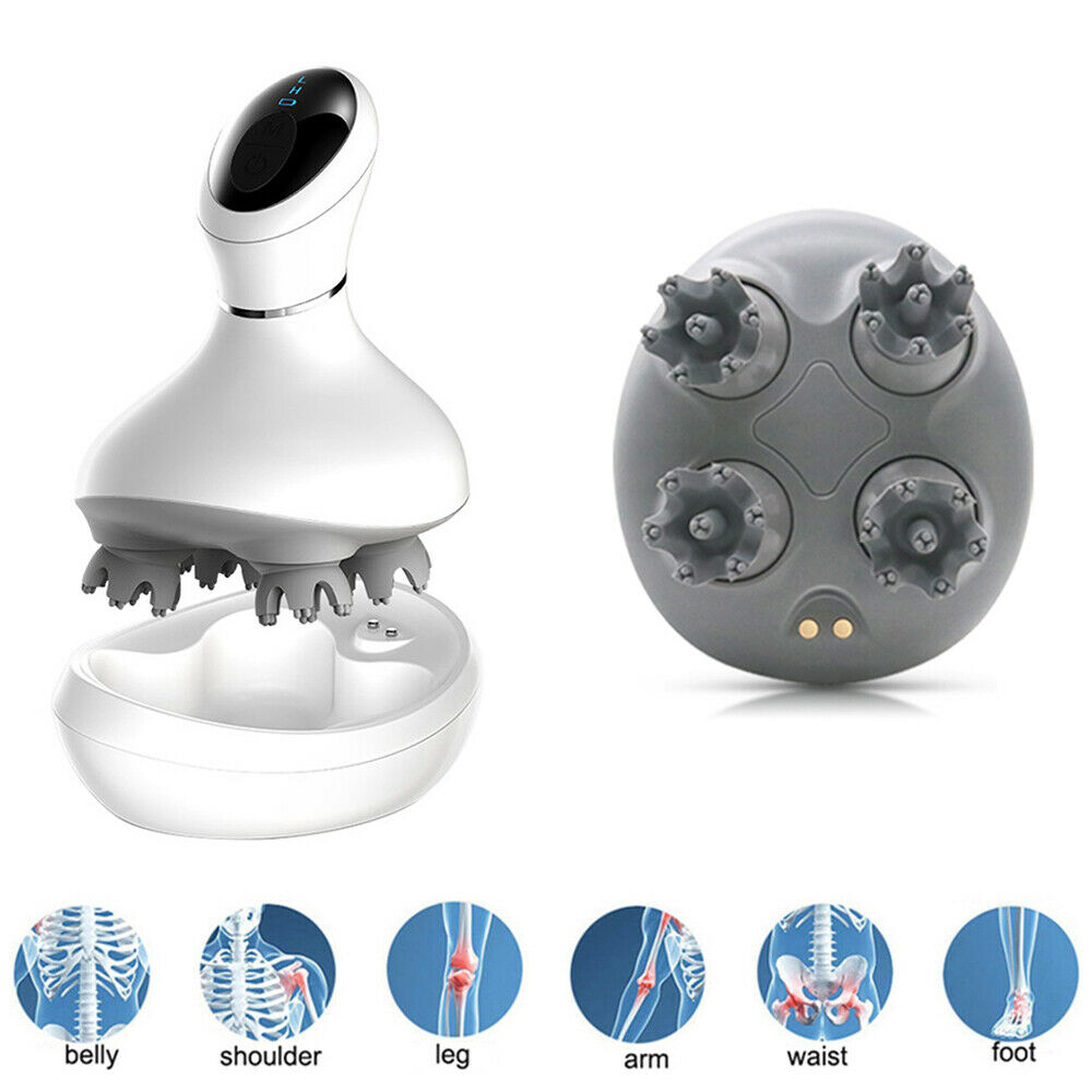 Electric Scalp Massager Head Body Massage Stress Relax Spa Therapy Hair Growth