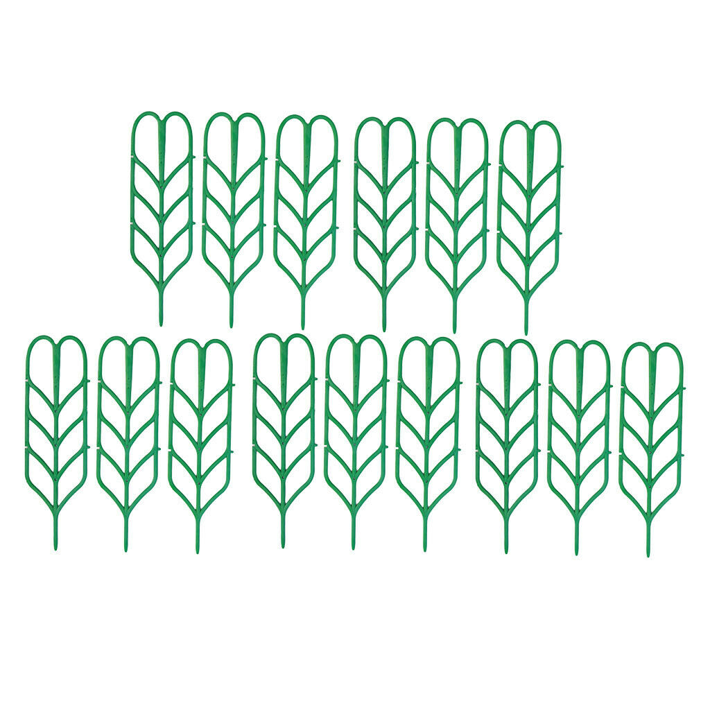 15 x Small Plastic Houseplant Trellis Green Garden Trellis Gardening Tools