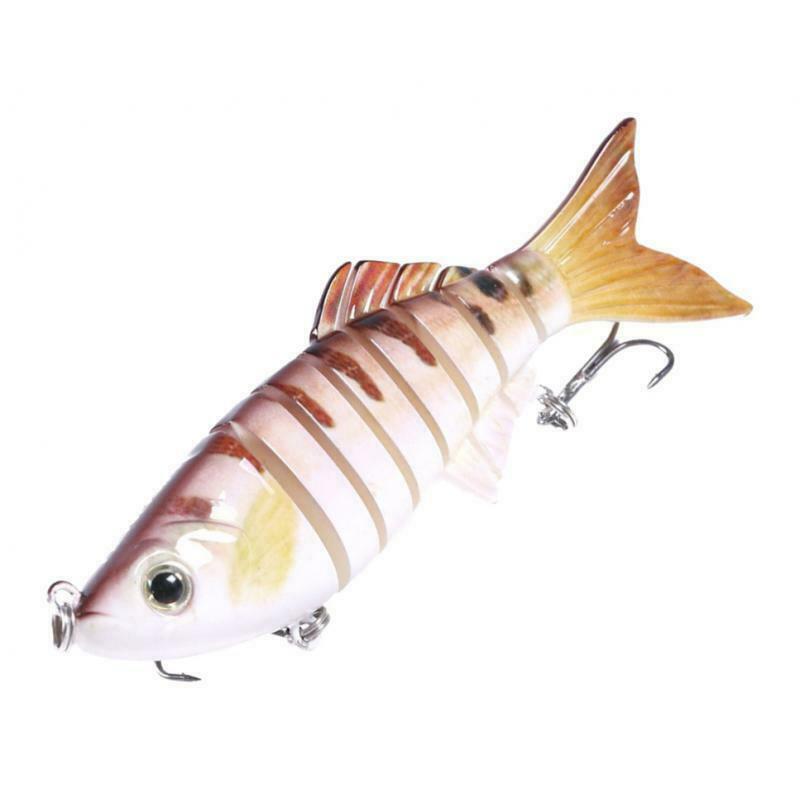Multi Jointed Fishing Lure Bionic Bait Swimbait Lifelike Eel Tackle  Yellow