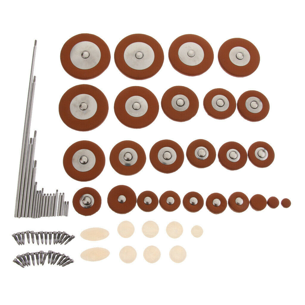 Repair Kit For Alto Saxophone, Includes Pad Pad, Shaft Rods, Button And Screws