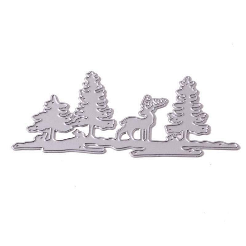Christmas Tree Deer Metal Cutting Dies Stencil DIY Scrapbook Album Paper Card