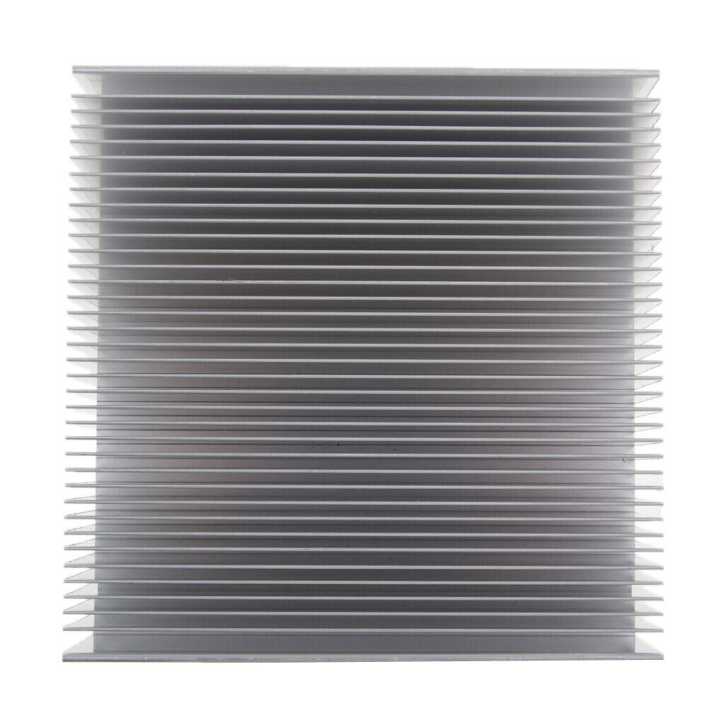 Aluminum heat sink cooling fin 125 * 125 * 45mm for 100W high power LED