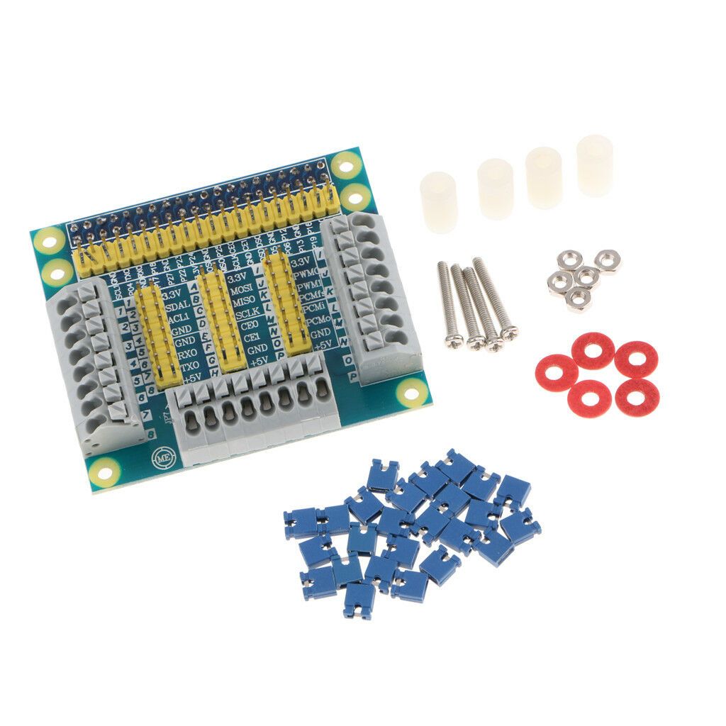 1x GPIO Expansion Board Shield W/ Accessories for Raspberry PI 2 3 B B+ NEW