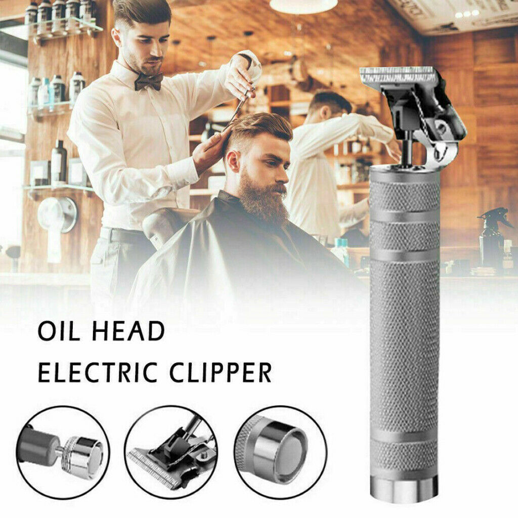 Electric Trimmer Boys Men's Clipper Set Battery Operated for Oil Head 5W