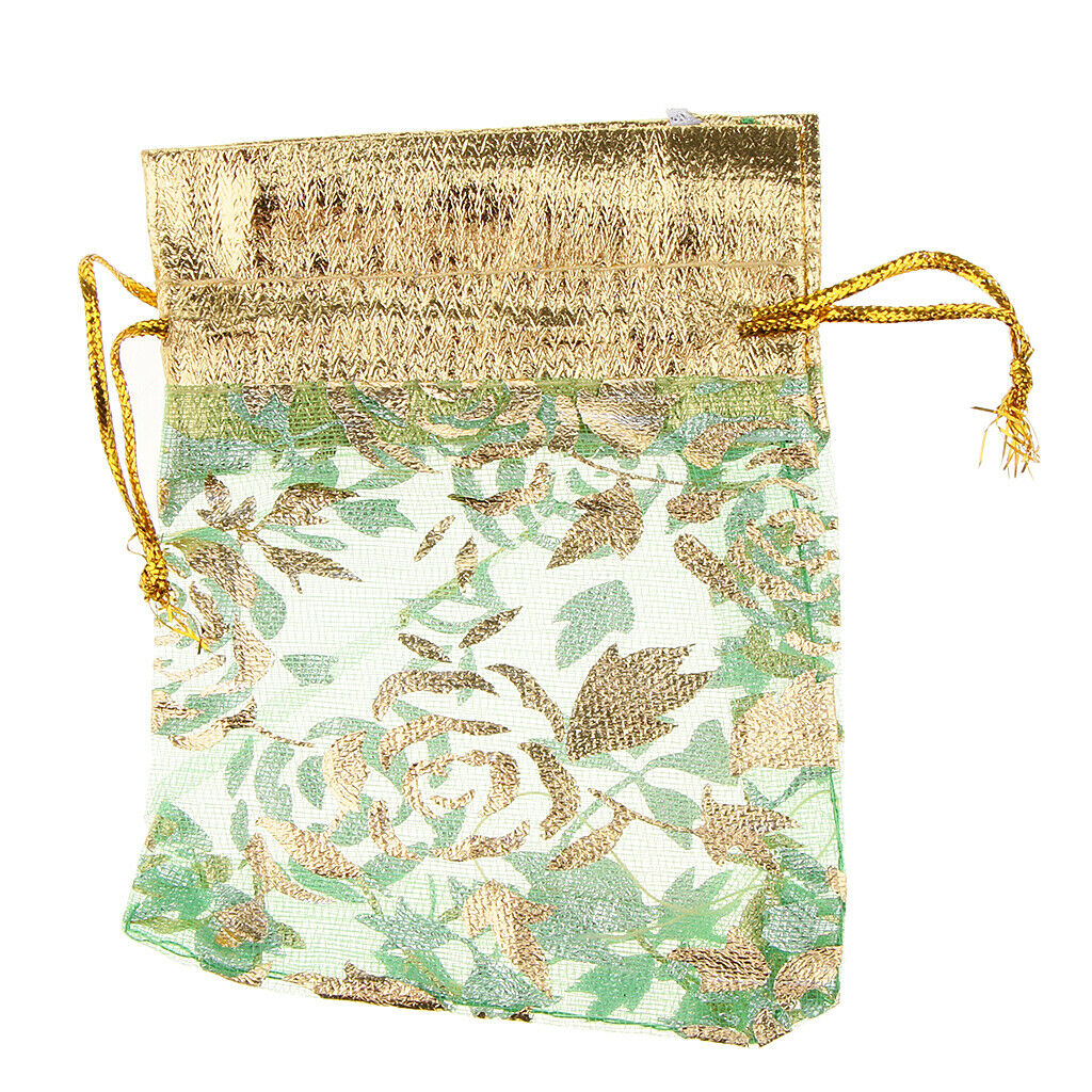 10pcs Drawstring Cotton Muslin Bags Tea Bags Souvenir Gift Candy Bags