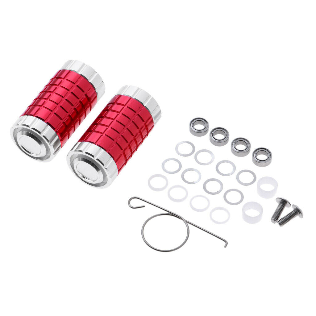 2pcs Fishing Reel Handle Knob Powerful Baitcasting Reel Handle Grips Red