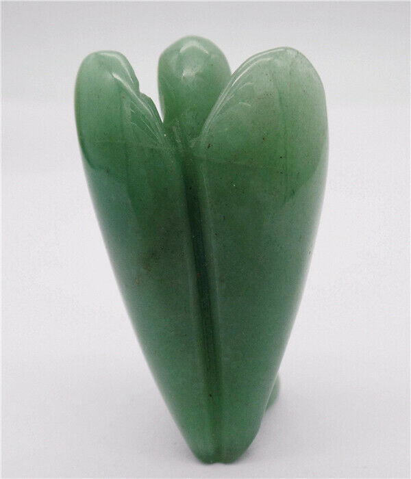 50x28x18mm Natural Aventurine Carved Angel Statue Healing Home Decoration HH8108
