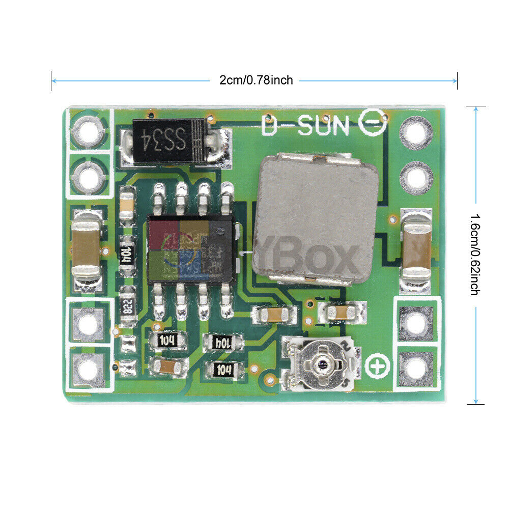10PCS 3A DC-DC Step down Converter Adjustable Power Supply Module Replace LM2596