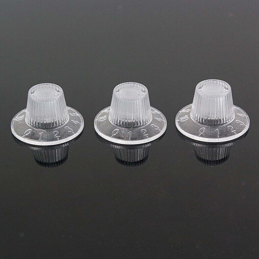 3 Pieces Guitar Bass Potentiometer Knobs Potentiometer Knob Knobs for Guitar -