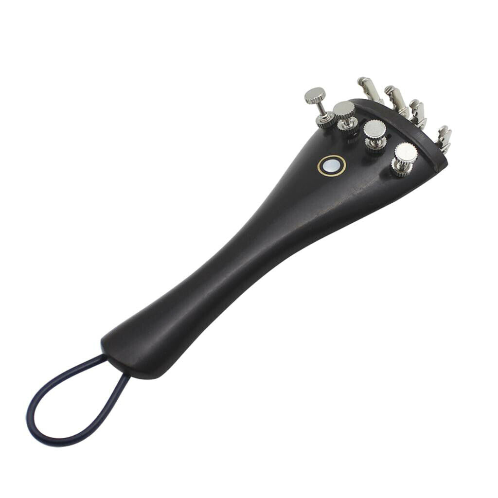 Violin Tailpiece Fine Tuners Tailgut 3/4 4/4 Violin Accessory Kit