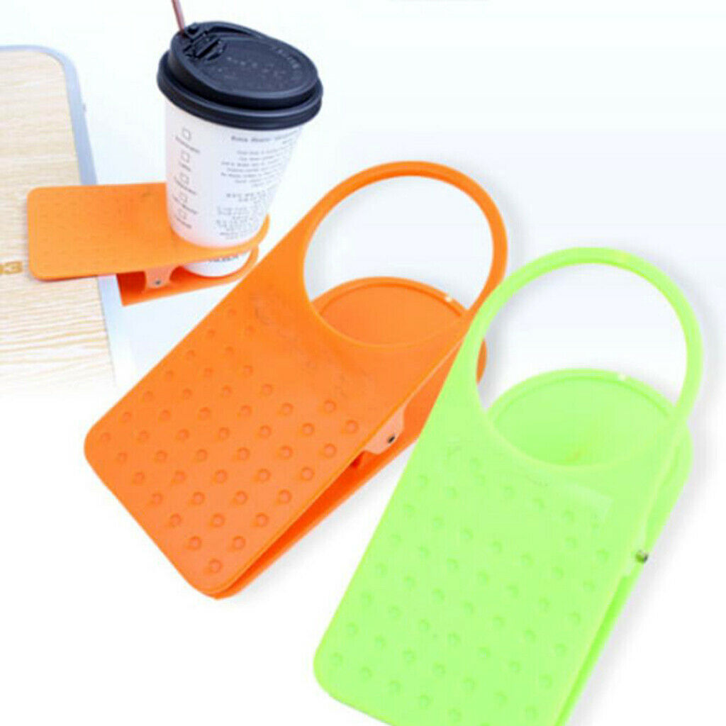 Prettyia     Table     Desk     Water     Cup     Holder     Clip     Clamp