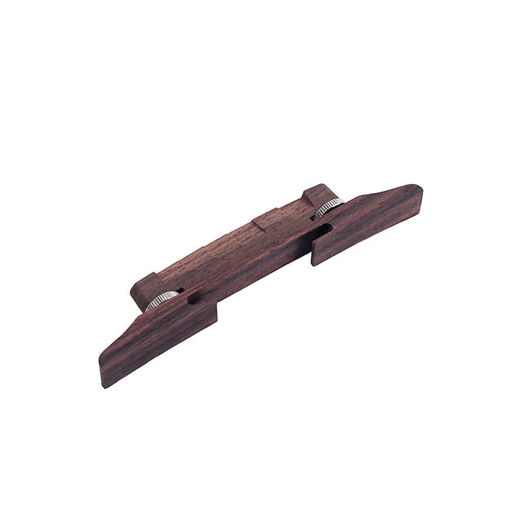 Archtop Jazz Guitar Bridge with Carved Select Saddle, Rosewood