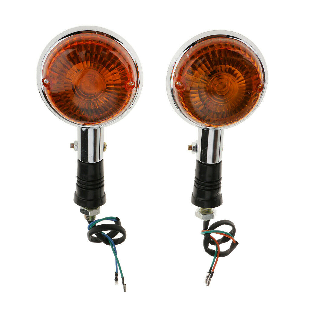 2x Turn Signal Amber Lights for Yamaha V-MAX1200 /V-star /XVS1100 /XV250