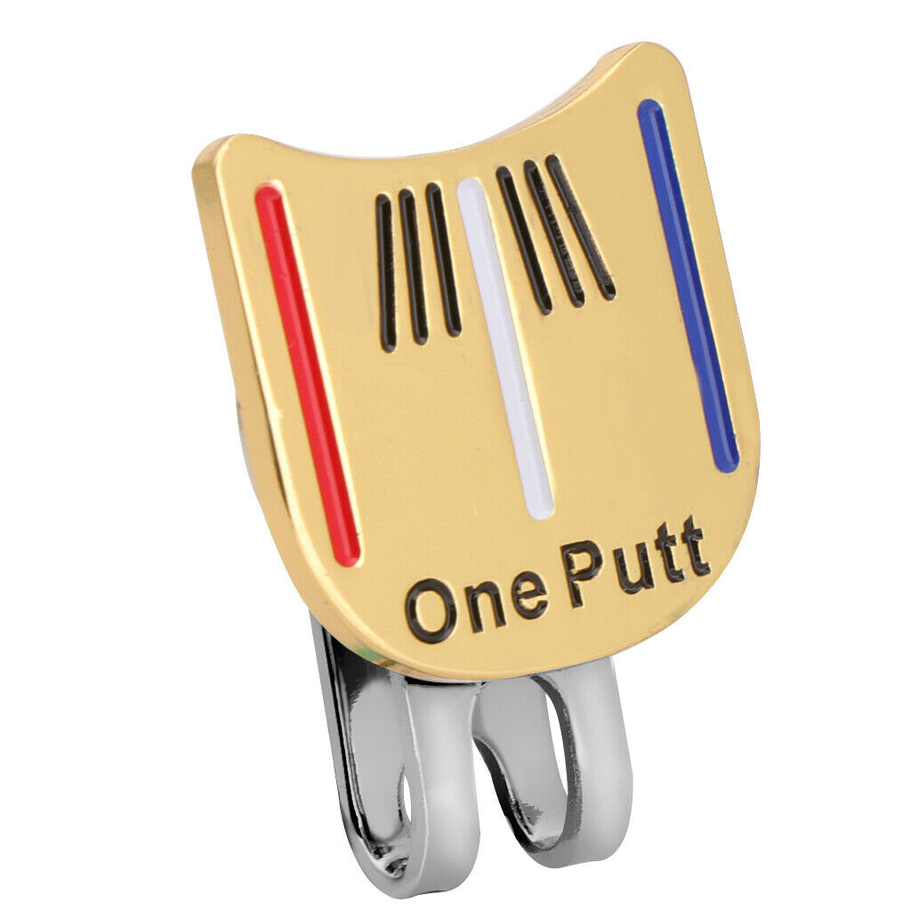 2X Fashion Golf  Golf Hat Clip w/ Magnetic Ball Marker - One Putt