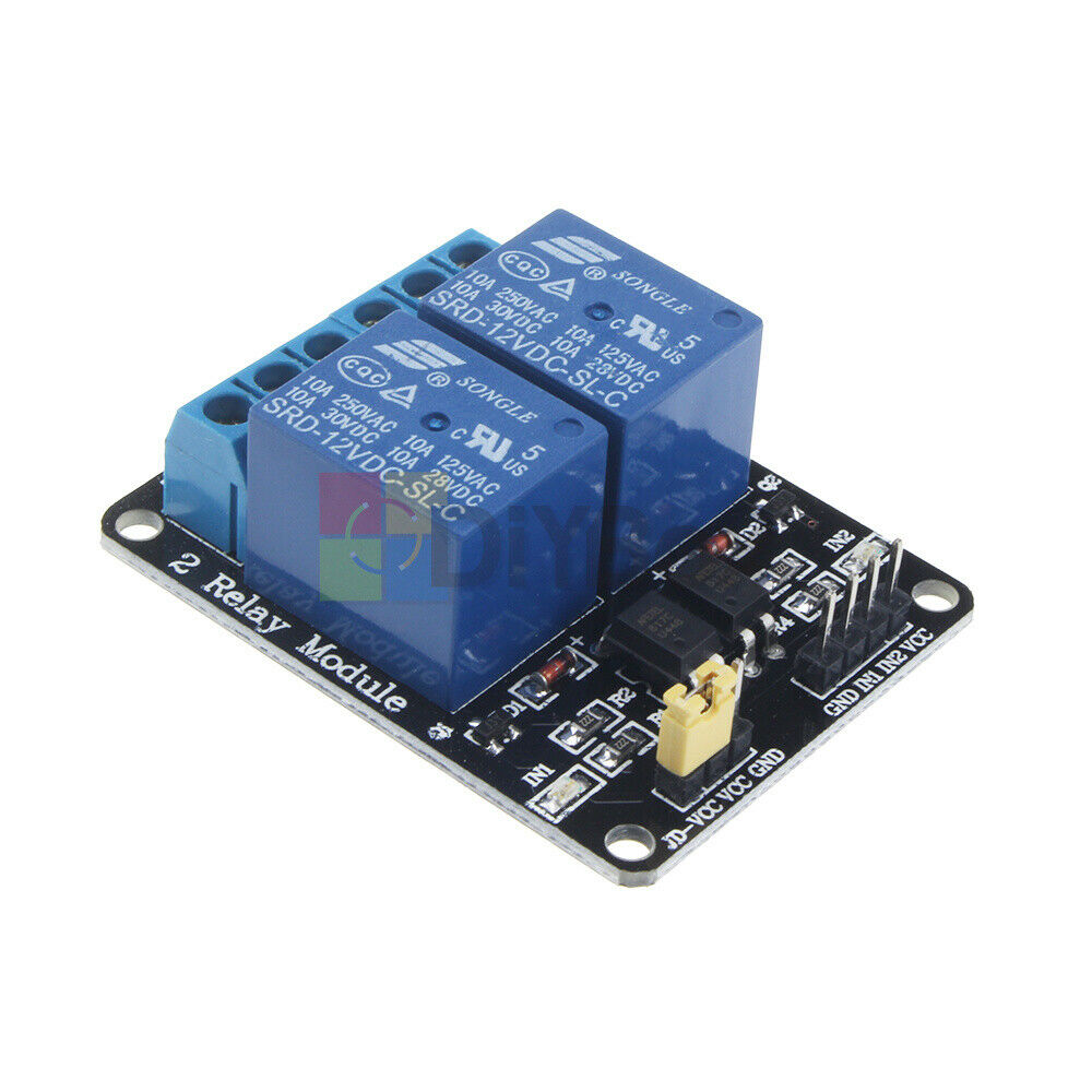 DC 24V Relay 2 Channel Module Board With Optocoupler For PIC AVR DSP ARM Arduino