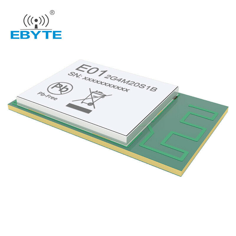 2.4GHz SMD Wireless IoT Transceiver Module 20dBm PCB Antenna nRF24L01 PA LNA