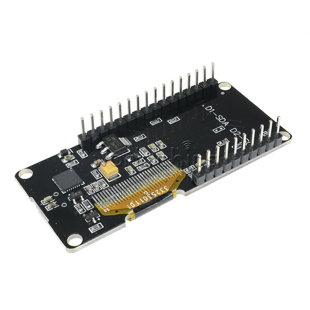 ESP-12F ESP8266 CP2102 Module WiFi NodeMCU Wemos 0.96" OLED Development Board