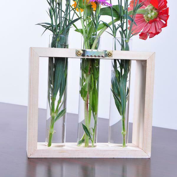 Nordic Test 3 Tube Glass Vase Hydroponic Vase Elegant Tabletop Vase For Water