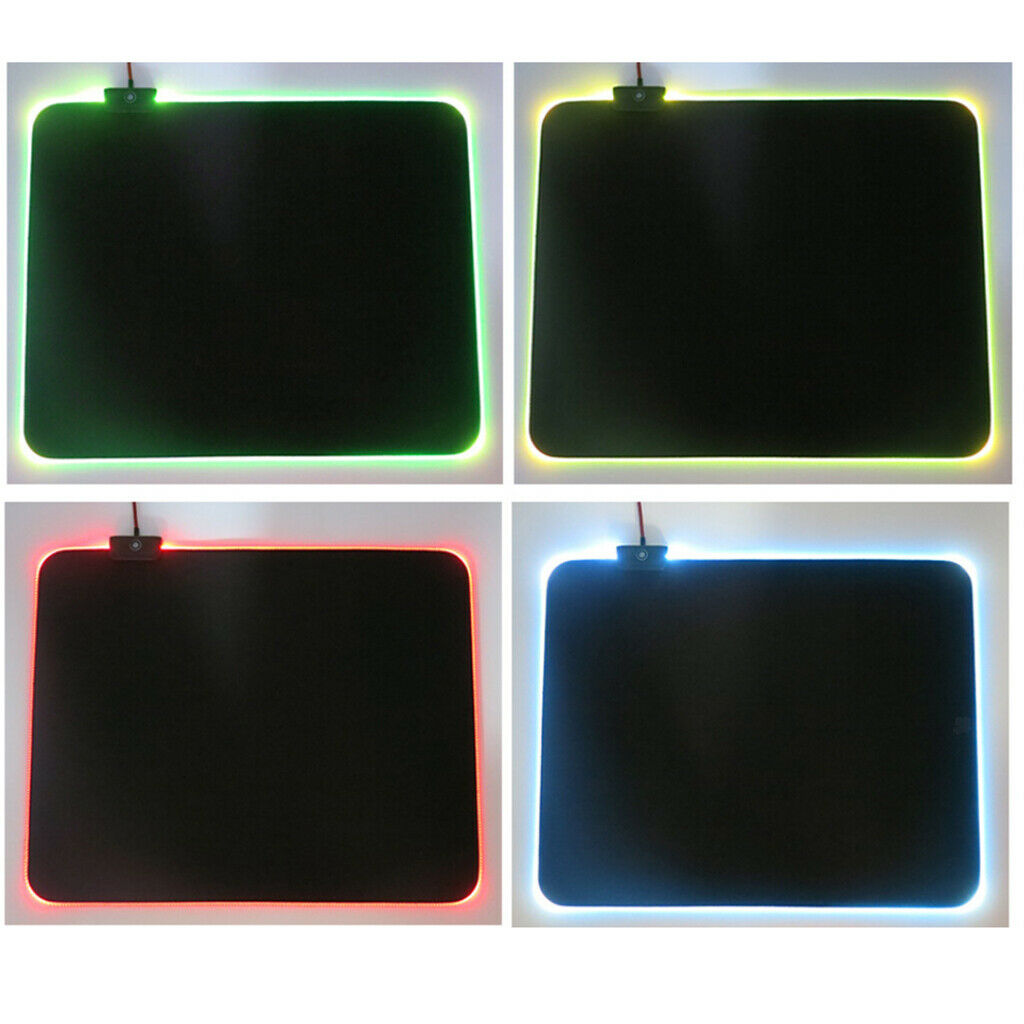 RGB Gaming Mouse Pad, Large Soft LED Extended Mouse pad (9 Lighting Modes),