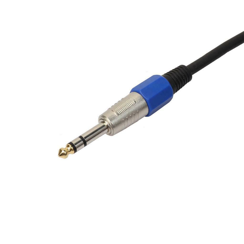 2 Pieces/Set XLR Audio 1ft Patch Cable Cords - XLR Female To 1/4 Inch TRS