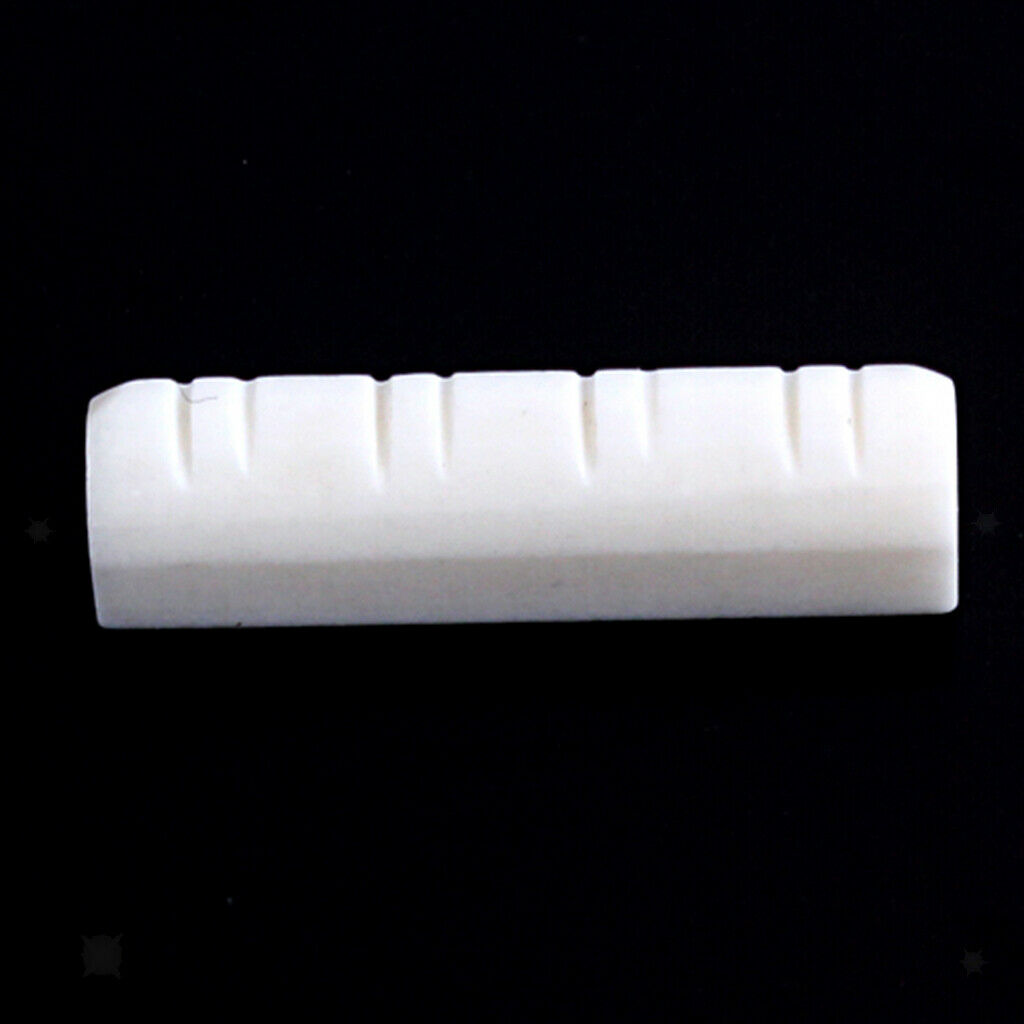 Bone Mandolin Nut Bridge Saddle Nut Acoustic Mandolin Replacement Parts