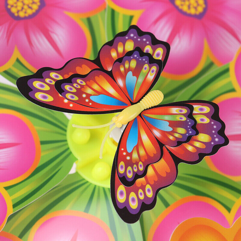 Colorful Flower Pinwheel Windmill Kids Children Toys Garden Party Decorat.l8
