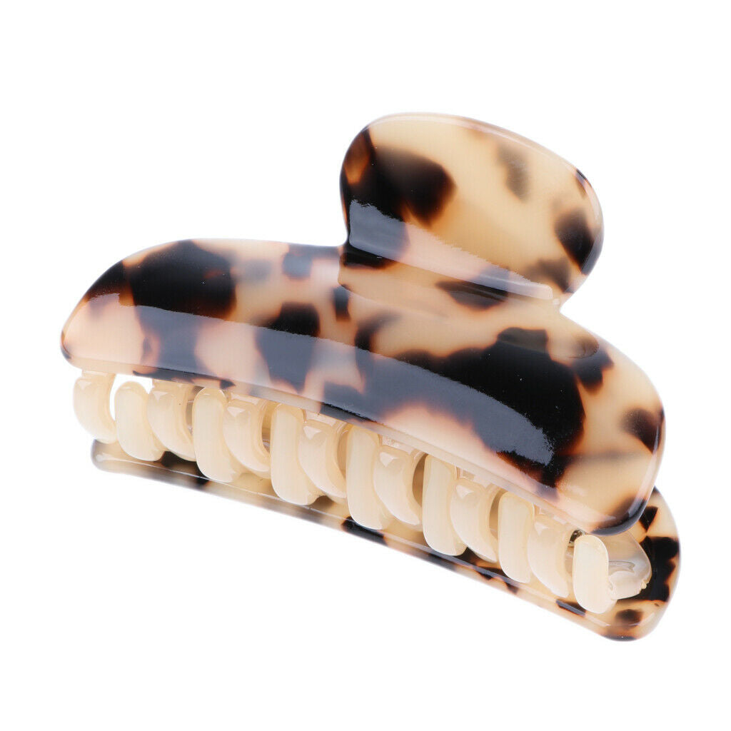 1xClassic Curved 8cm Long Large Strong Hair Claw Clip Clamp Grip Hair Accessory