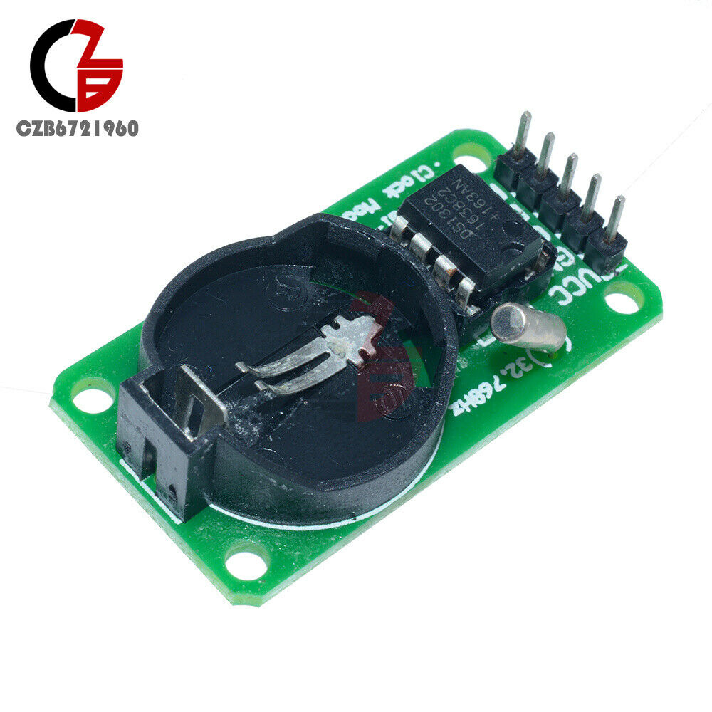 2PCS DS1302 RTC Real Time Clock Module Synchronous Serial I/O Communication