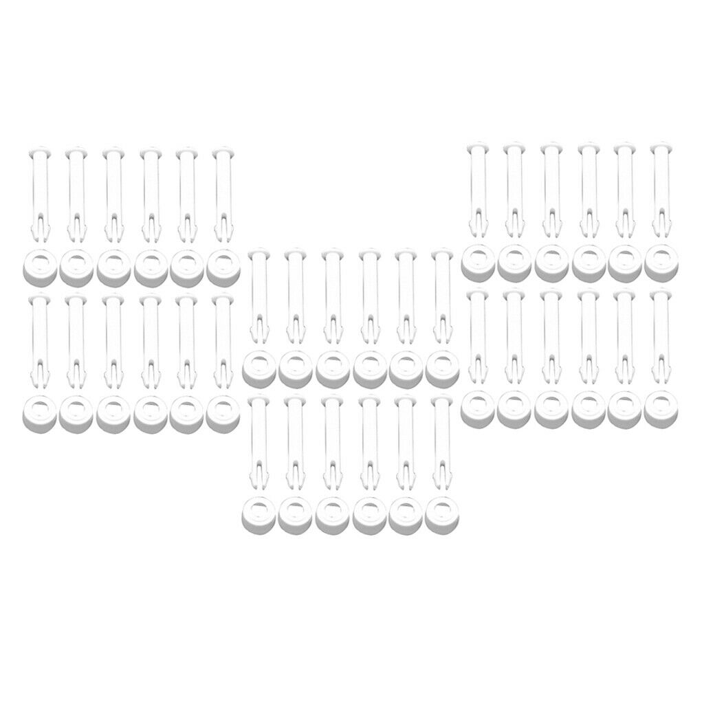Replace 36x 2.36 "plastic Pool Connector Pins And Rubber Gasket for