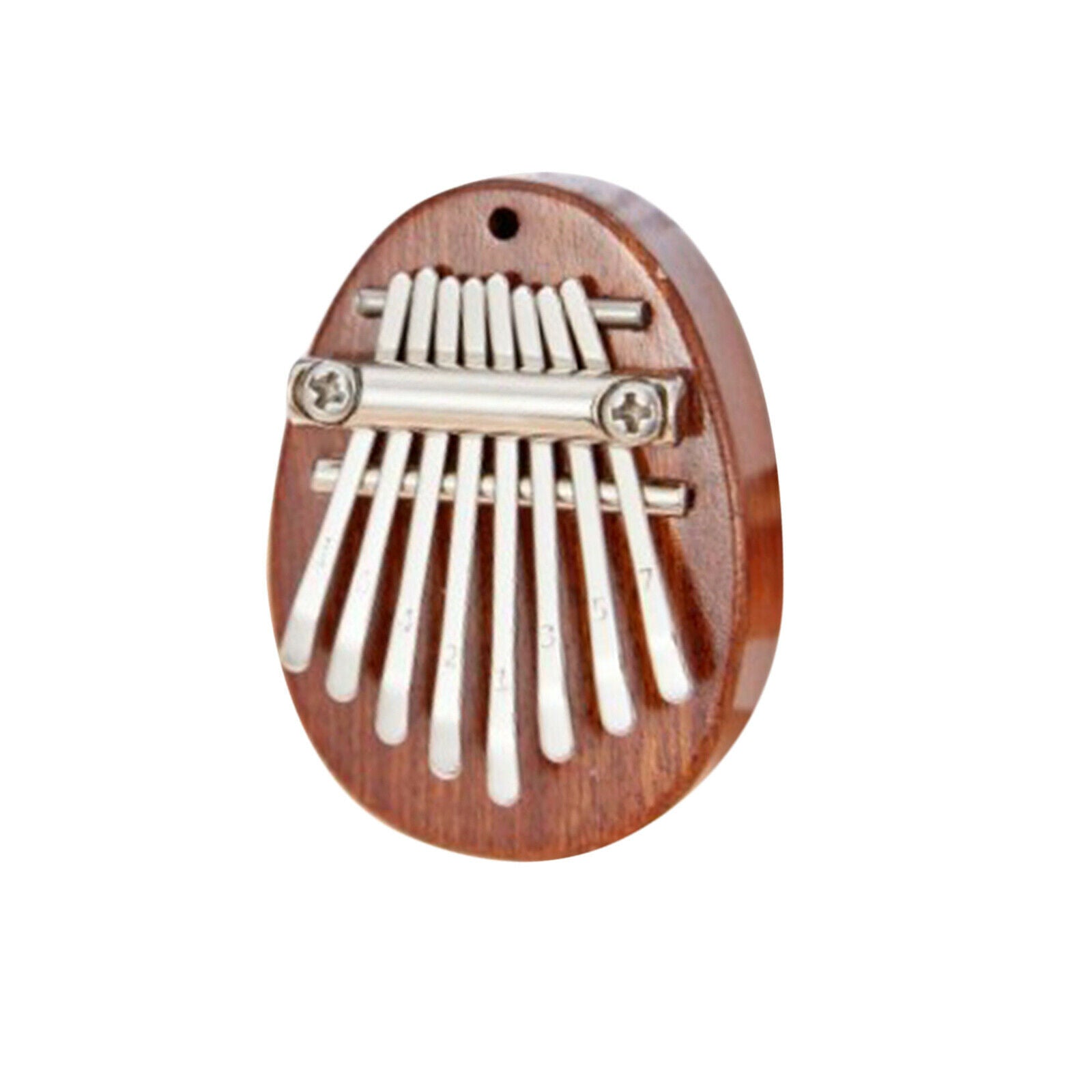 Solid Wood Mahogany 8 Keys Mini Kalimba Mbira Thumb Piano Gift for Beginner