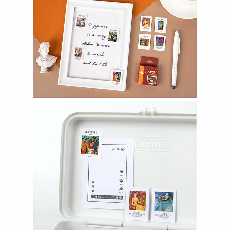 46pcs/pack Artist Matisse Painting Label Stickers Decorative Stationery D.l8