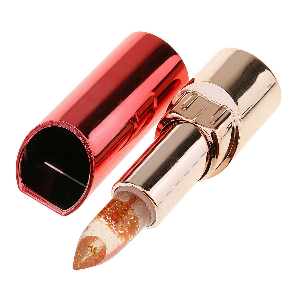 2 Pieces Flower Jelly Lip Stick Magic Color Temperature Change Lipstick