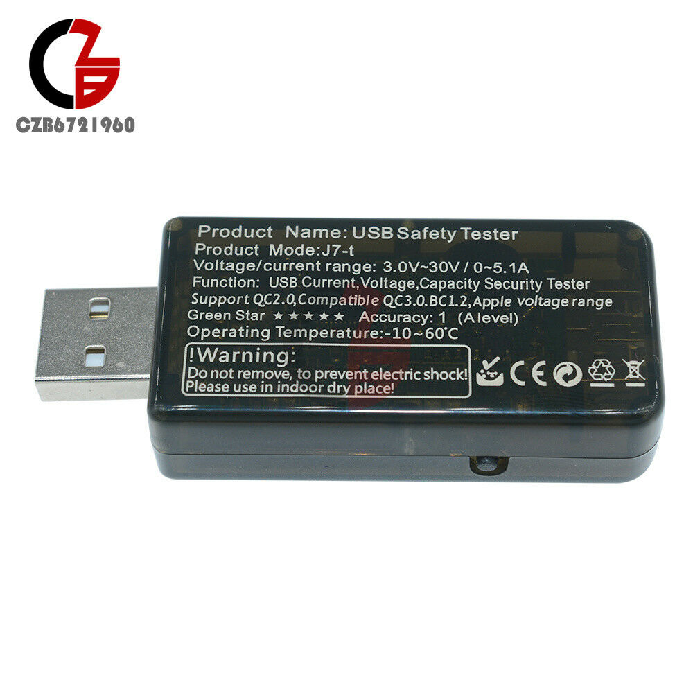 USB Tester Power off Protection Charger Voltage Current Meter Battery Detector