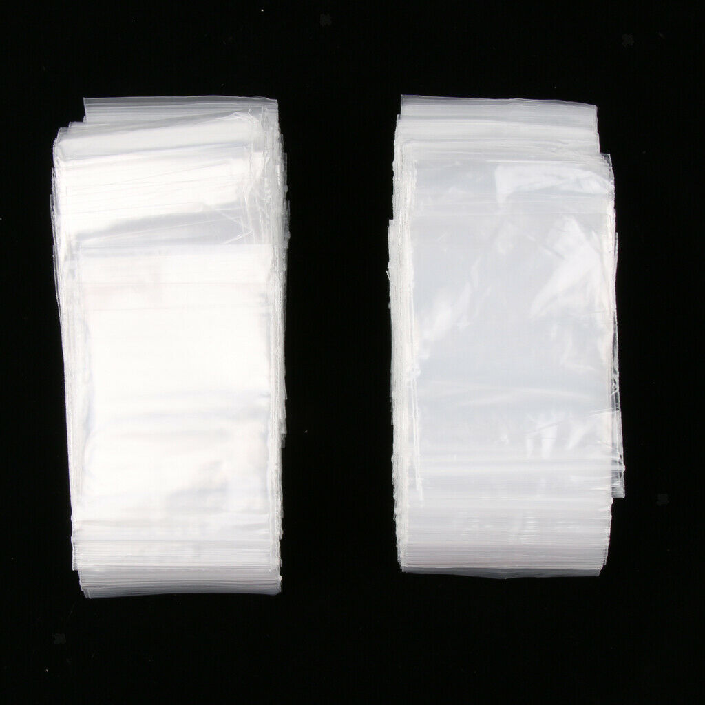 500 Pieces Clear Grip Seal  Bag Self Seal Resealable Bags 8Ã—12cm