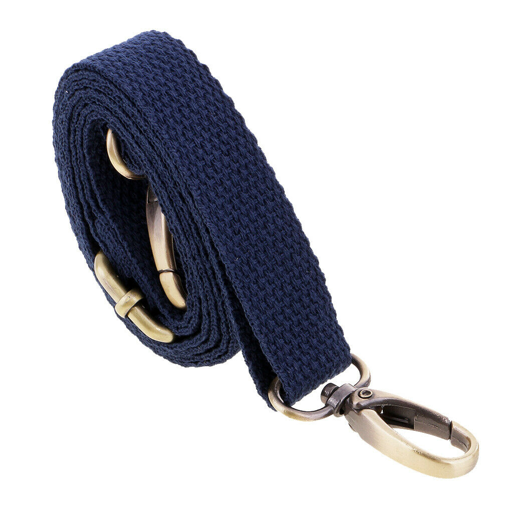 2x Canvas Adjustable Handbag Strap Replacements Bag Crossbody Bag 120cm