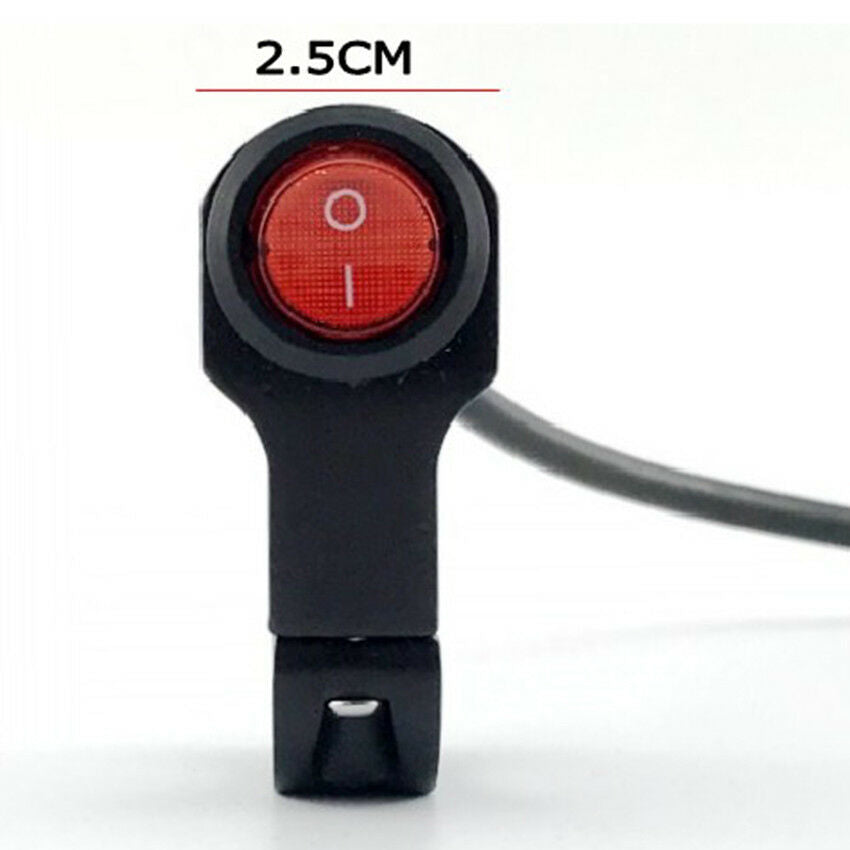 Motorcycle Handlebar ATV Bike ON-OFF Button Switch for headlight Handlebar Botto