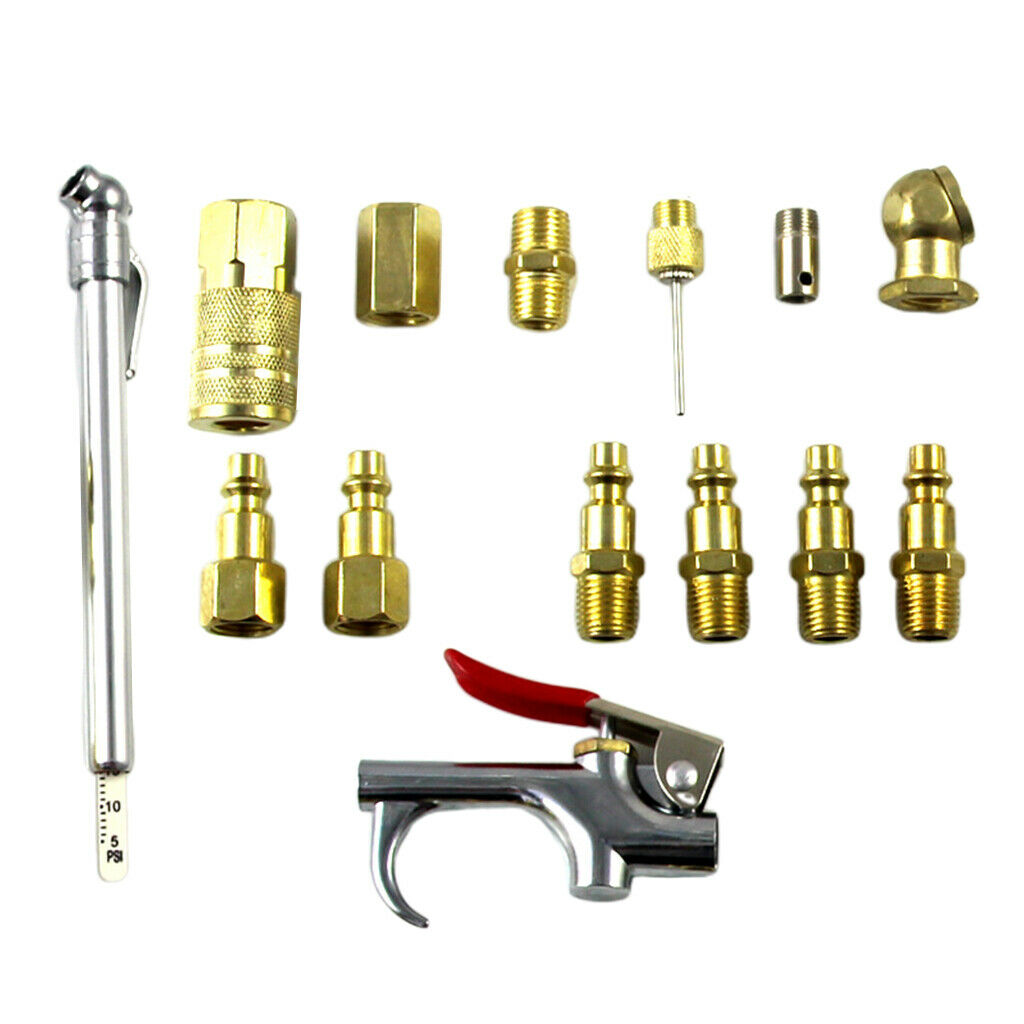 14pc Air Dust- Blow Compressed Air Duster Nozzle Air Blower Cleaning Tool