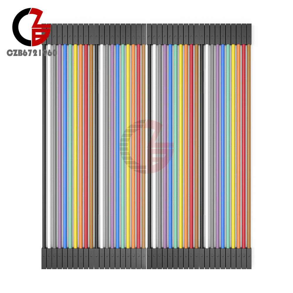 10X40PCS Dupont Wire Female to Female Connector Cable 2.54mm 1P - 1P For Arduino