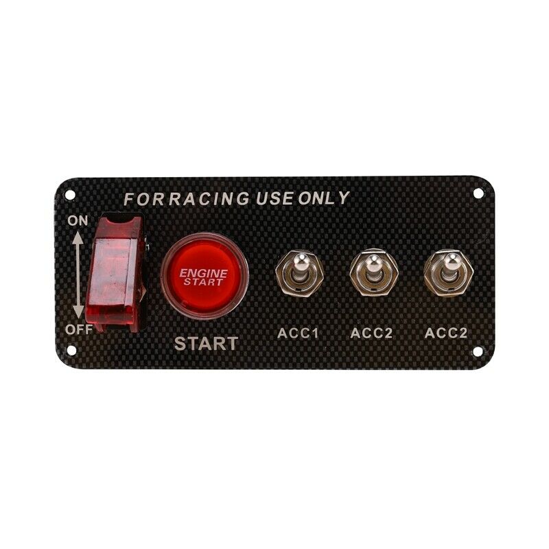 Racing Engine Start Button Ignition Switch Panel Led Car Modification Switch PV1