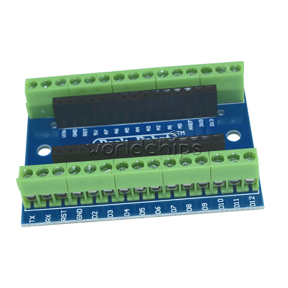 5PCS Nano V3.0 AVR ATMEGA328P Module Terminal Adapter Board for Arduino UNO R3