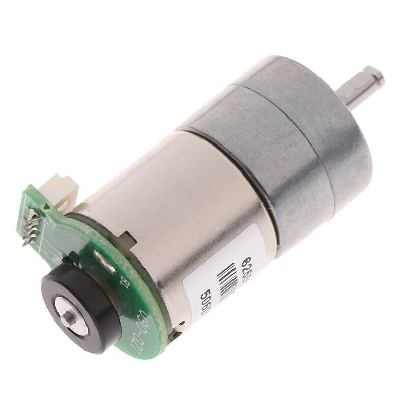 DC 6V 12V Full Metal Gear Box 32-64RPM With Encoder speed For Smart Car Robo Qx