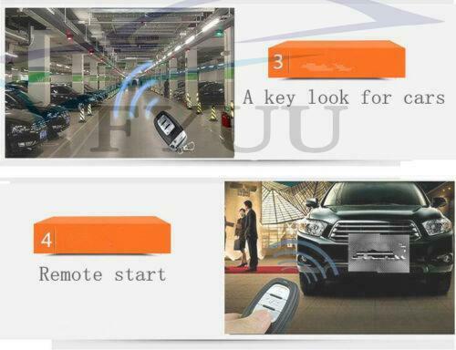D7 Universal Car Security Alarm System Ignition Engine Start Push Button Remote