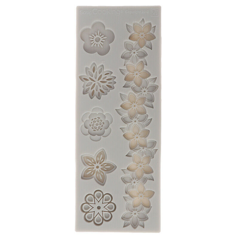 Flowers a variety of silicone mold Cake Chocolate Mold Cake Decorating Tool_DD