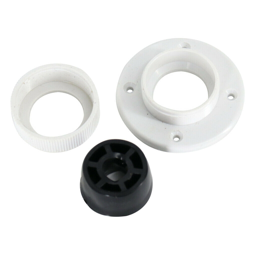 ABS Water Tight Cable Pass Thru Outlet for Boats Marine w/Threaded Cap