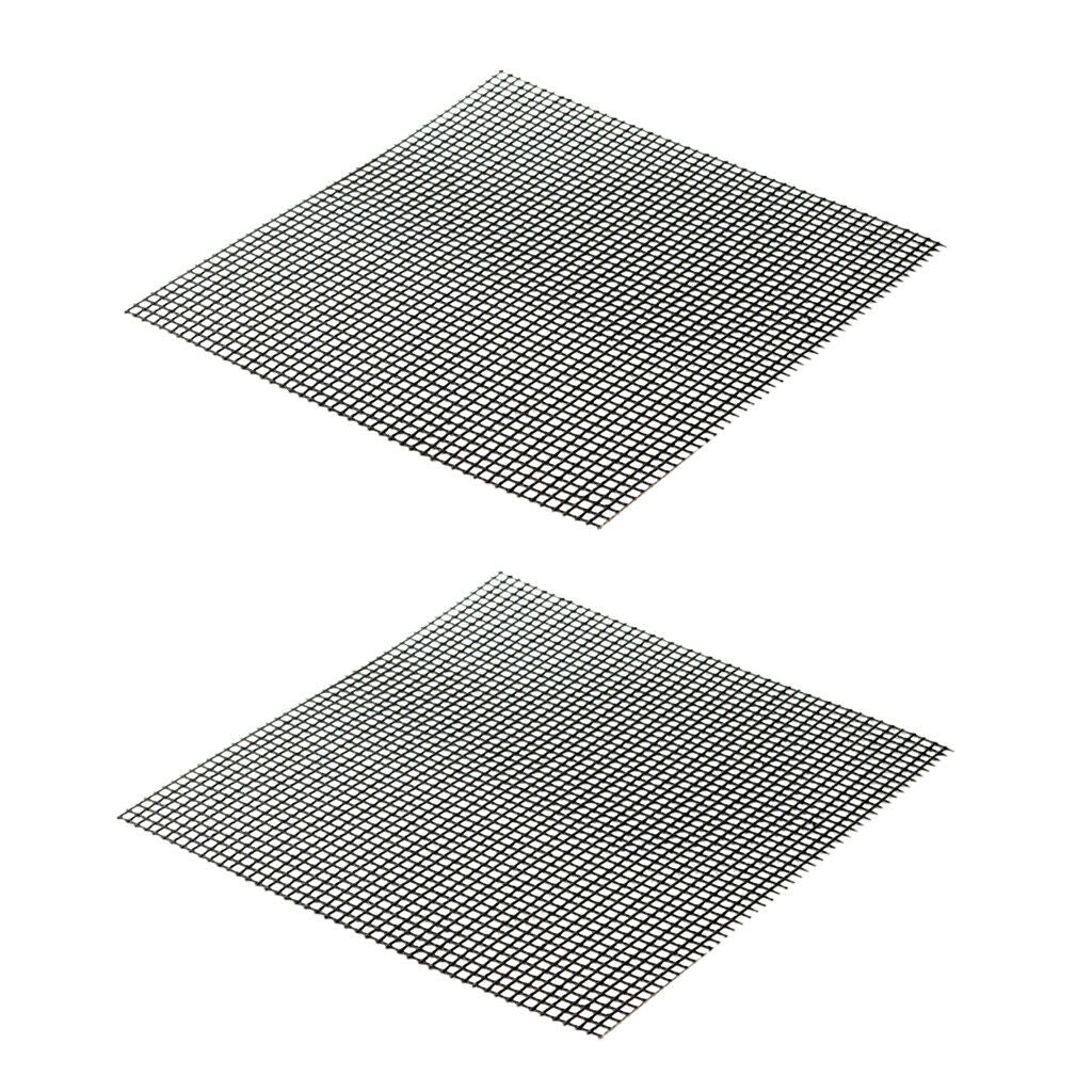 2Pcs Grill Mat Non Stick BBQ Grill & Baking Mats - Reusable & Easy to Clean -