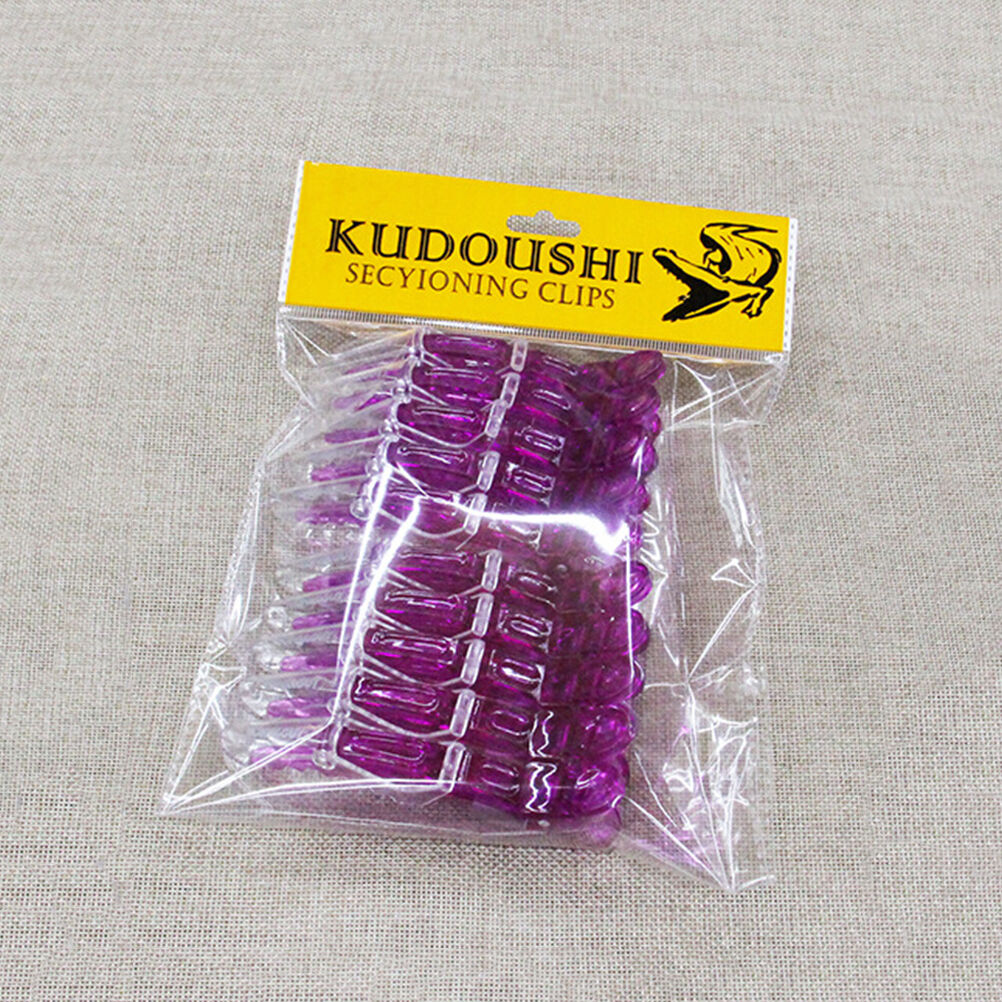 10X Sectioning Alligator Hair Clamp Clips For Hairdressing Salon Styling ASP.DD