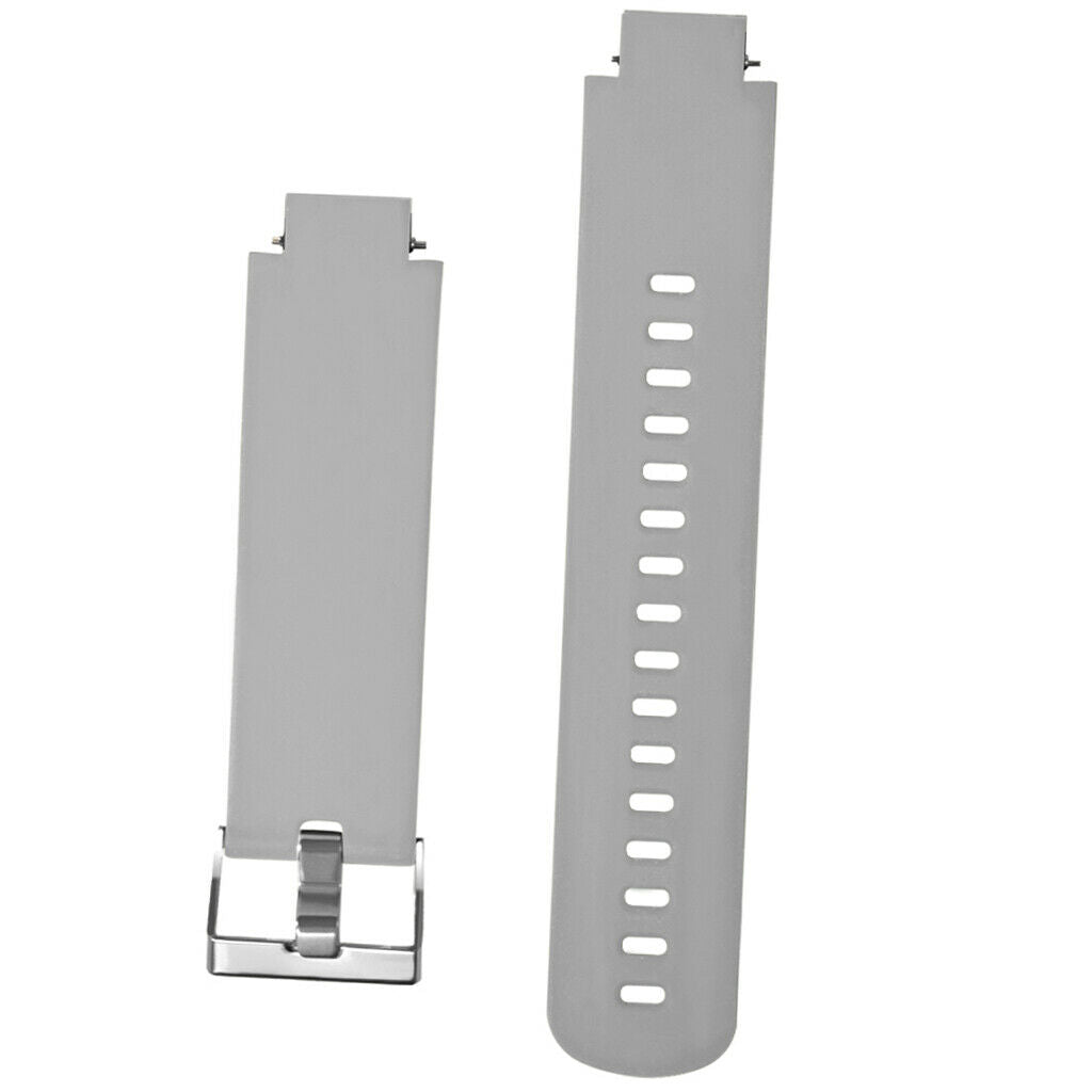 Silicone Smart Watch Band Replacement Strap for AMAZFIT Watch 3 Gray