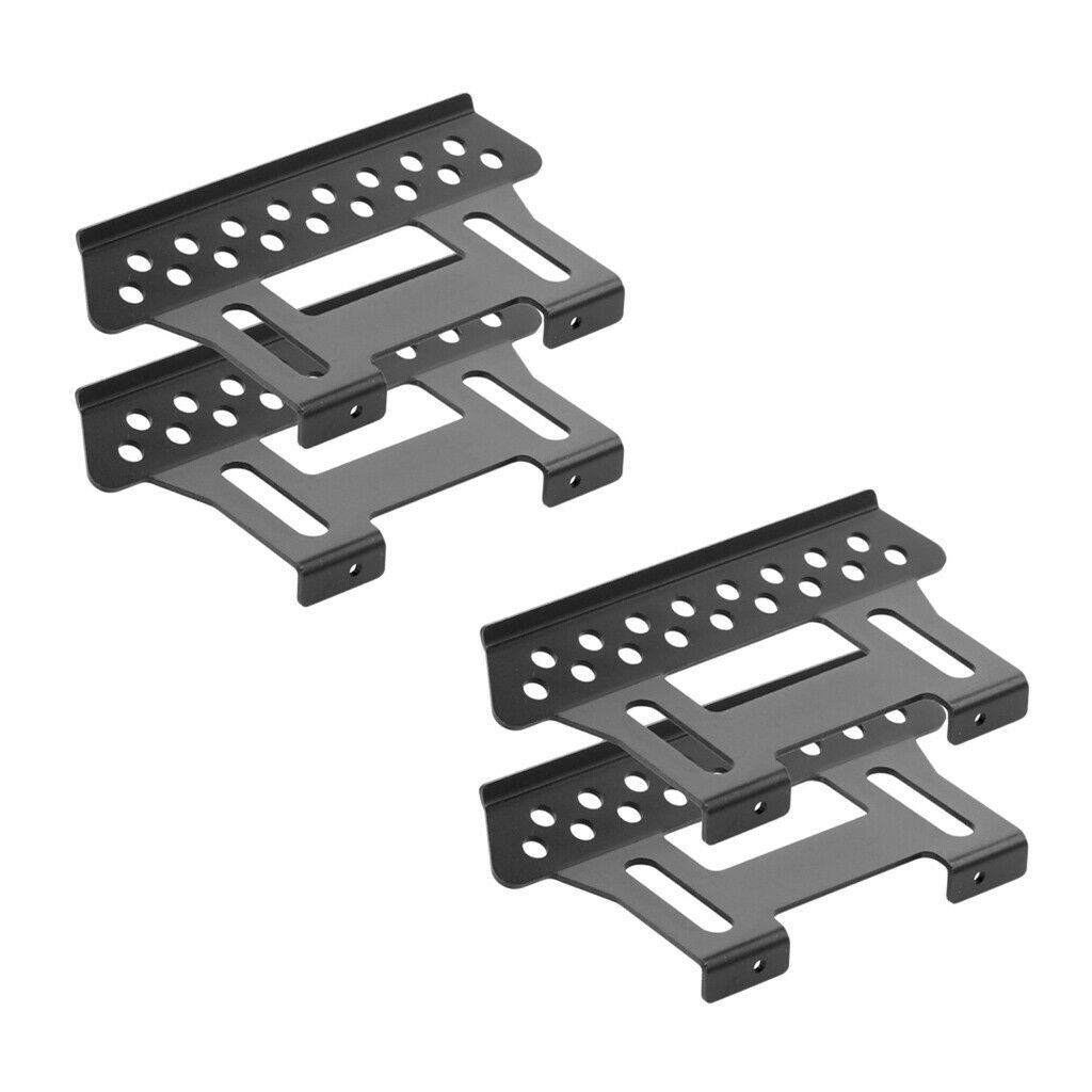 2 Set RC Car Metal Side Steps Pedal Plate for Axial SCX10 DIY Accessories