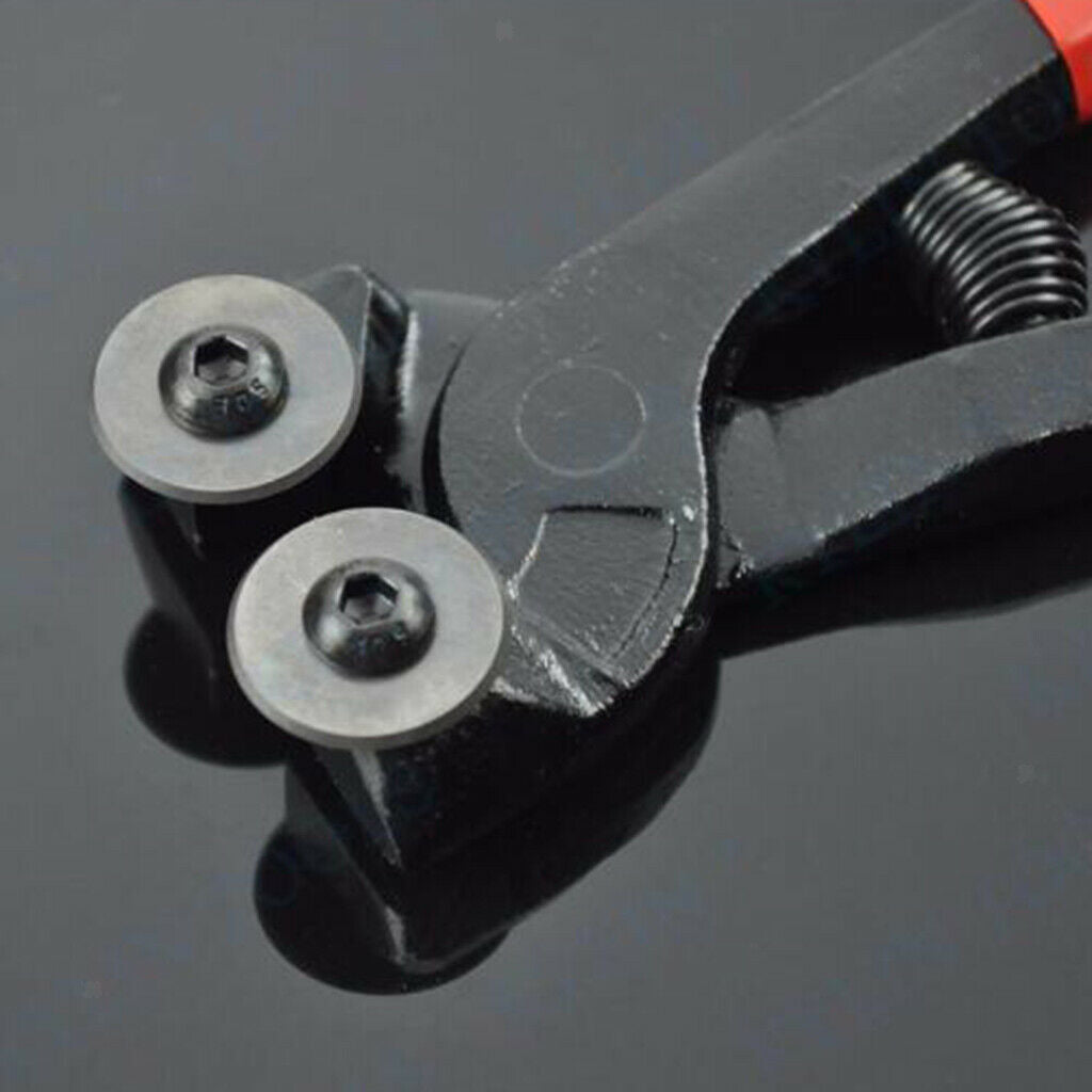 2xGlass Mosaic Cut Nippers Tile Plier Flat Tongs+Double Round Wheeled Plier